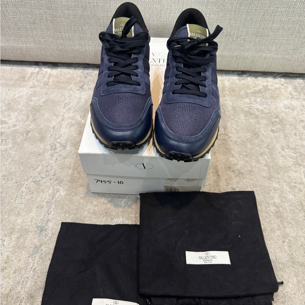 Valentino Garavani Navy Sneakers